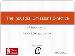 The Industrial Emissions Directive