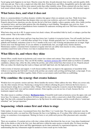 Botox and Fillers Together: Combined Treatments for Optimal Facial Balance