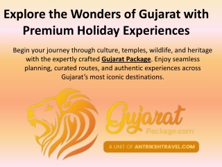 Affordable Gujarat Tour Packages for Divine & Cultural Journeys