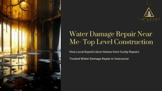 Water Damage Repair Near Me: How Local Experts Save Homes from Costly Repairs