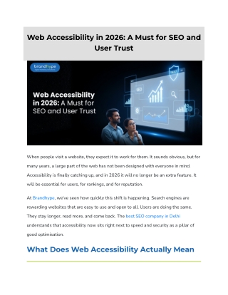 Web Accessibility in 2026_ A Must for SEO and User Trust
