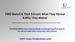 FMB Sketch & TSLR Extract What They Reveal & Why They Matter