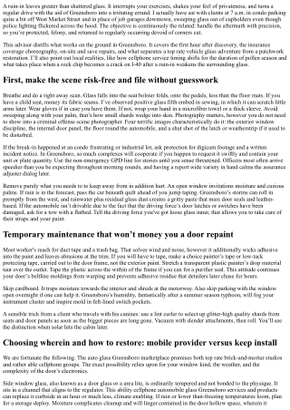 Greensboro Car Window Replacement After a Break-In: What to Do