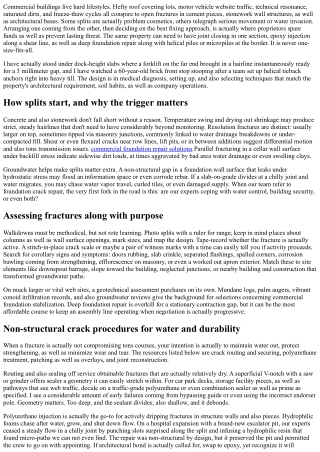 Foundation Crack Repair Techniques for Office Masonry and Concrete