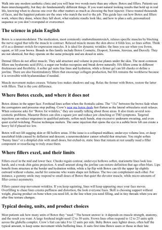 Botox vs Fillers: Key Differences, Costs, and Best Uses