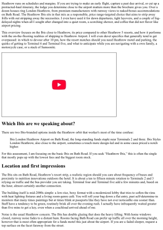 Heathrow Ibis Review: Is It the Best Budget Stay Near the Airport?