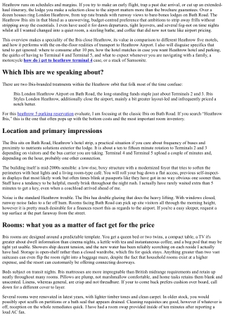 Heathrow Ibis Review: Is It the Best Budget Stay Near the Airport?