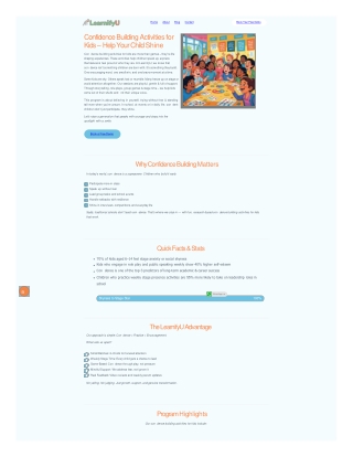 Confidence building activities for kids