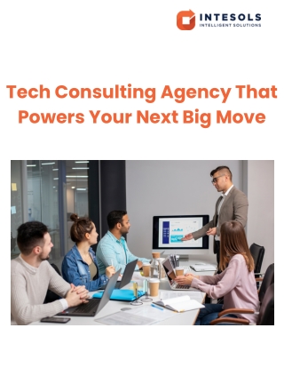 Tech Consulting Agency That Powers Your Next Big Move