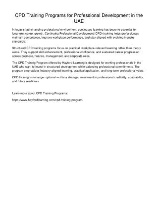 CPD_Training_Professional_Development_Hayford_Learning