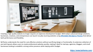 Discover BeTheme: Popular Wordpress Themes for Website Design Solution.PPTX