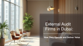 External Audit Firms in Dubai- How They Operate and What They Offer