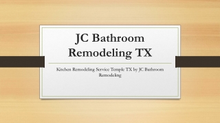 Kitchen Remodeling Service Temple TX by JC Bathroom Remodeling