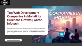 Top Web Development Companies in Mohali for Business Growth  Caron Infotech