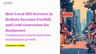 How Local SEO Services in Kolkata Increase Footfall and Lead Generation for Businesses