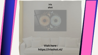 Iris foto op plexiglas – Unieke en Moderne Wanddecoratie