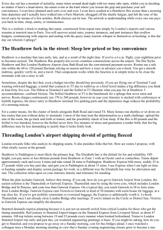 Heathrow Ibis or Paris Marriott? When to Save vs Splurge on Your Trip