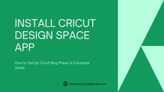 install cricut design space app