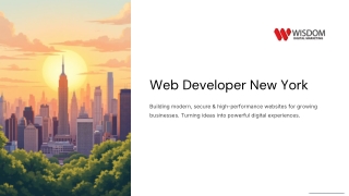 Creative Web Developer New York – Empowering Businesses with Smart Web Solutions
