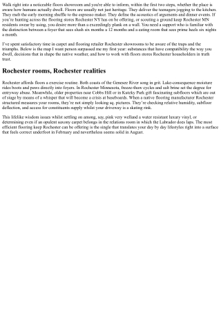 Carpet and Flooring Store Rochester: Plush Choices for Every Room