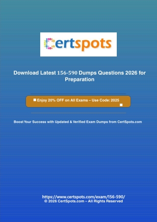 Check Point Threat Prevention Specialist (CTPS) 156-590 Dumps Questions