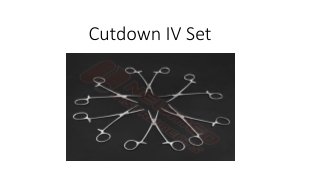 Cutdown IV Set