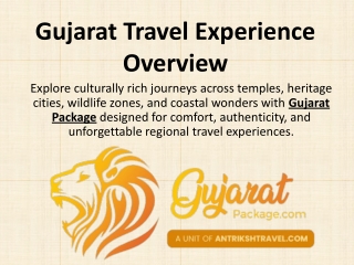 Premium Gujarat Tour Packages for Spiritual and Heritage Tourism