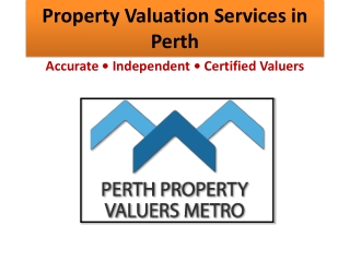 Property Valuation Services in Perth - Certified Property Valuers