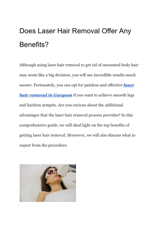 Does Laser Hair Removal Offer Any Benefits (2)