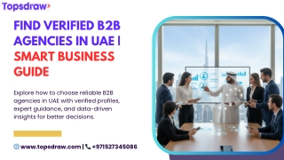 How to Choose the Best B2B Agencies in UAE | Topsdraw