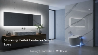 5 Luxury Toilet Features You’ll Love