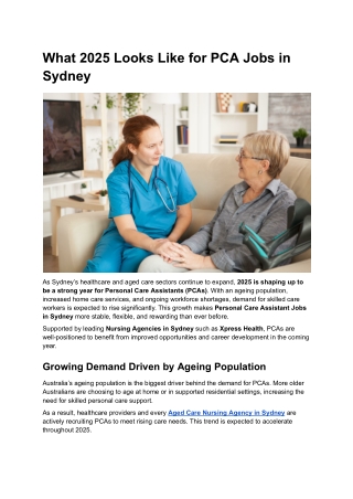 What 2025 Looks Like for PCA Jobs in Sydney (1)