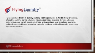 Best  laundry Services Provider in Noida