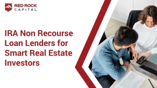 IRA Non Recourse Loan Lenders USA with Red Rock Capital Investment Financing Sol