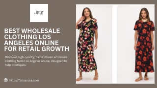 Premium Wholesale Clothing Los Angeles Online to Boost Retail Growth