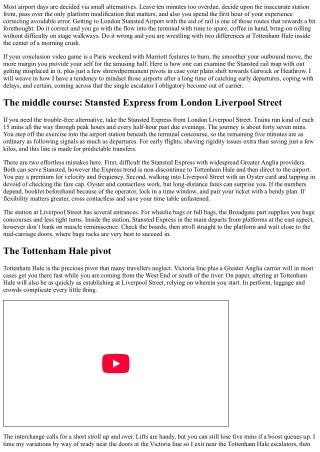 Trains to London Stansted Airport: Smooth Transfers Before Your Paris Marriott E