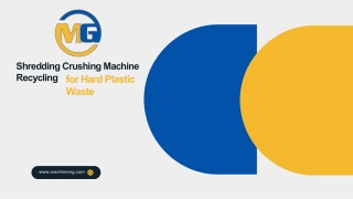Shredding crushing machine recycling for Hard Plastic Waste