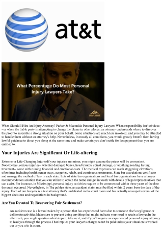 When Should You Hire An Injury Lawyer? Key Aspects To Take Into Consideration