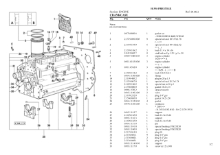 HURLIMANN h-358 prestige Tractor Parts Catalogue Manual Instant Download