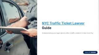 NYC Traffic Ticket Lawyer Guide Understanding Your Legal Options After a Violation