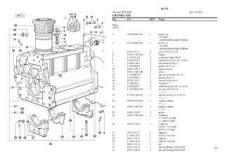 HURLIMANN h-372 Tractor Parts Catalogue Manual Instant Download