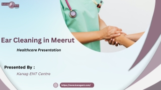 Ear Cleaning in Meerut - Kanag ENT