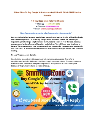 Buy Google Voice Number Setup Service – Fast & Secure