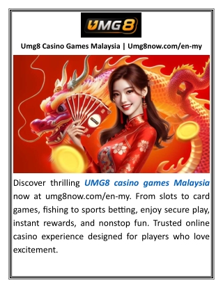 Umg8 Casino Games Malaysia Umg8now.comen-my