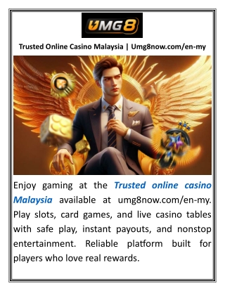 Trusted Online Casino Malaysia Umg8now.comen-my