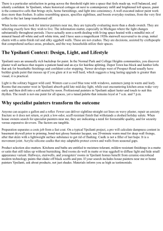 Interior Painters Near Me: Change Your Ypsilanti Home