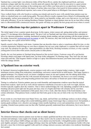 Top-Rated Home Painters Near Me: Ypsilanti MI Guide