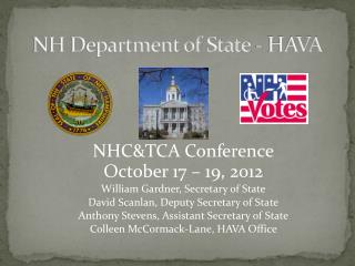 NH Department of State - HAVA