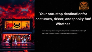 Your One-Stop Destination for Costumes, Décor & Spooky Fun