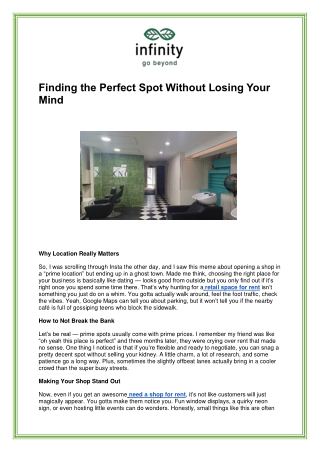 Retail Space for Rent in Kolkata | Commercial Shops